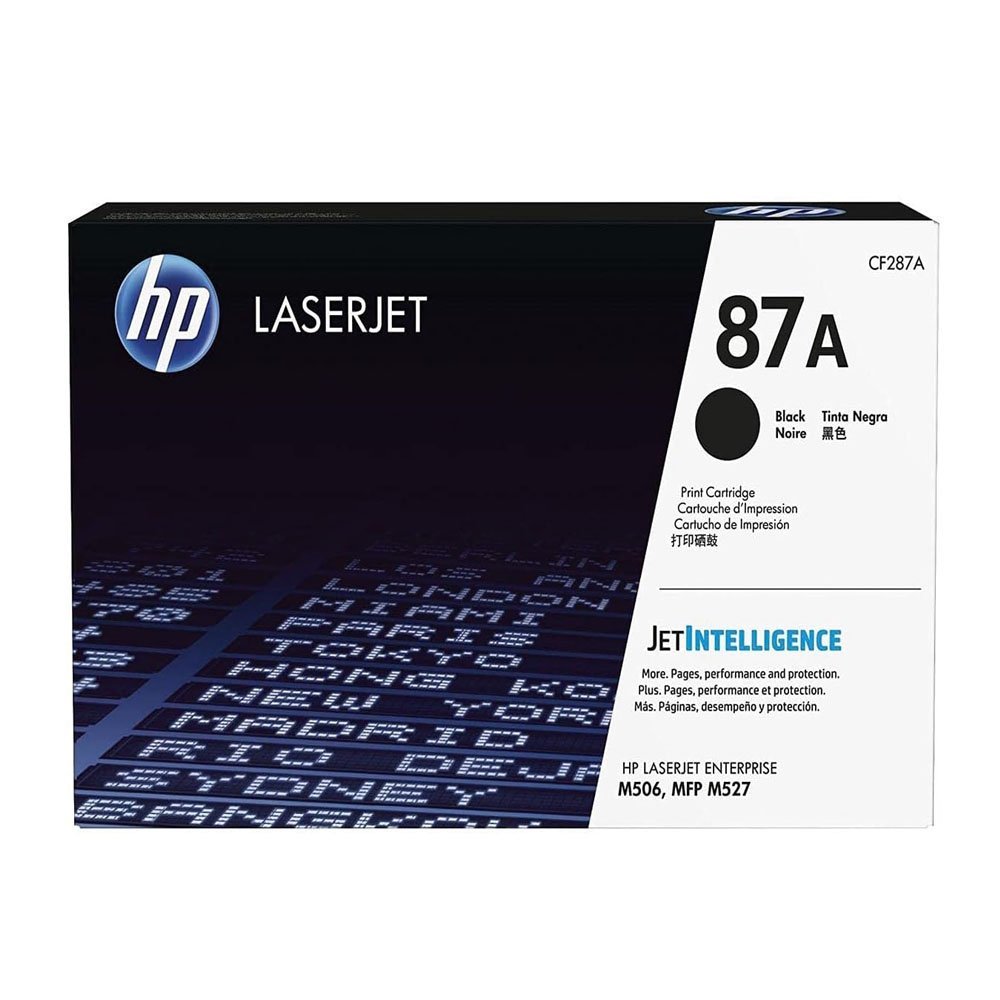 Toner HP 87A Negro (CF287A) LaserJet M506/M527/M501 9000 Pag.